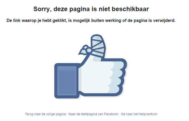 blokkering Facebook