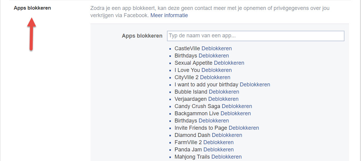 Uitnodigingen voor spelletjes blokkeren Facebook